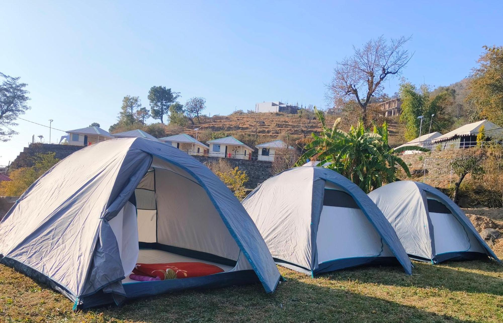 ホテル Hill Ventures Adventure Camp And Restaurant ダラムシャーラー エクステリア 写真